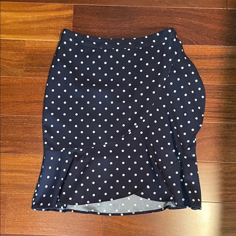 Banana Republic ruffle Polka Dot Skirt